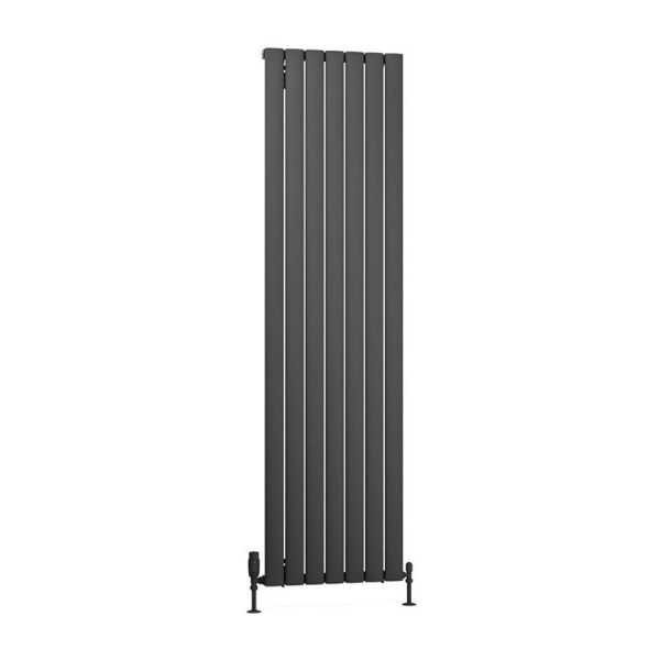 Eastbrook Sandhurst 1800 x 485 Matt Anthracite Aluminium Designer Radiator