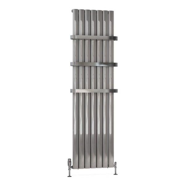 Eastbrook Sandhurst 1800 x 485 Polished Aluminium Designer Radiator