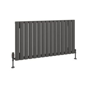 Eastbrook Sandhurst 600 x 1045 Matt Anthracite Aluminium Designer Radiator
