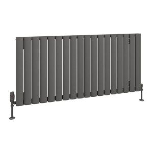 Eastbrook Sandhurst 600 x 1255 Matt Anthracite Aluminium Designer Radiator