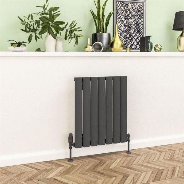Eastbrook Sandhurst 600 x 485 Matt Anthracite Aluminium Designer Radiator #2