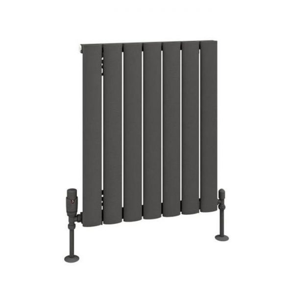 Eastbrook Sandhurst 600 x 485 Matt Anthracite Aluminium Designer Radiator
