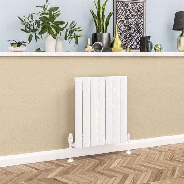 Eastbrook Sandhurst 600 x 485 Matt White Aluminium Designer Radiator #2