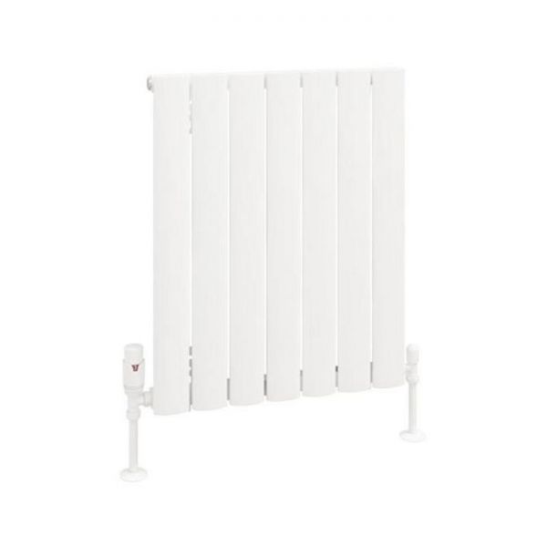 Eastbrook Sandhurst 600 x 485 Matt White Aluminium Designer Radiator