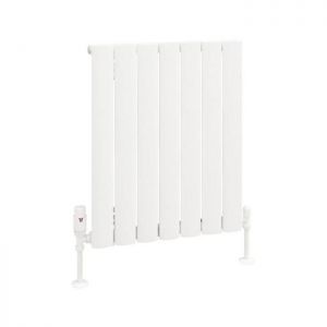 Eastbrook Sandhurst 600 x 485 Matt White Aluminium Designer Radiator