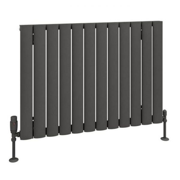 Eastbrook Sandhurst 600 x 835 Matt Anthracite Aluminium Designer Radiator