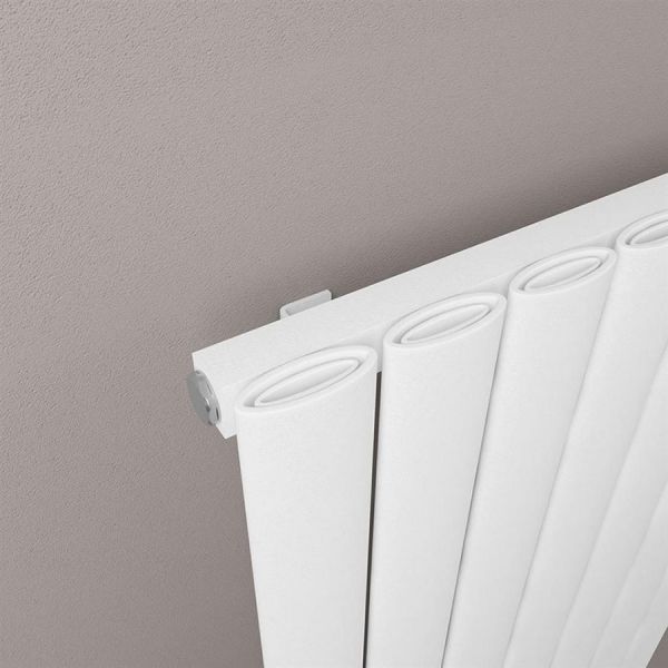 Eastbrook Sandhurst 600 x 835 Matt White Aluminium Designer Radiator #3