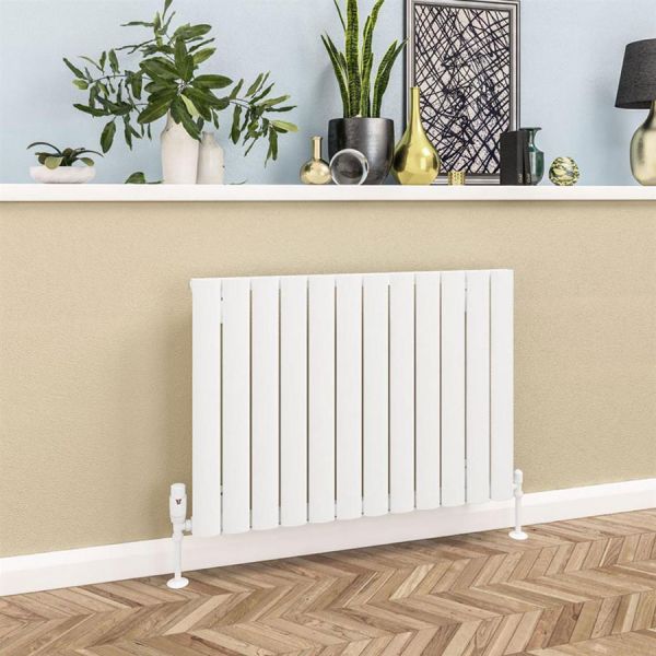 Eastbrook Sandhurst 600 x 835 Matt White Aluminium Designer Radiator #2