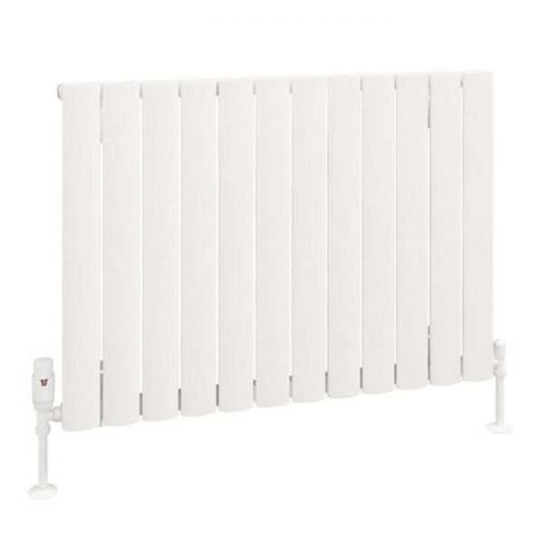 Eastbrook Sandhurst 600 x 835 Matt White Aluminium Designer Radiator