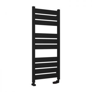 Eastbrook Santero 1200 x 500 Matt Black Designer Towel Rail
