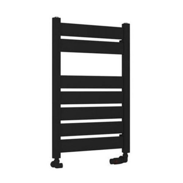 Eastbrook Santero 800 x 500 Matt Black Designer Towel Rail