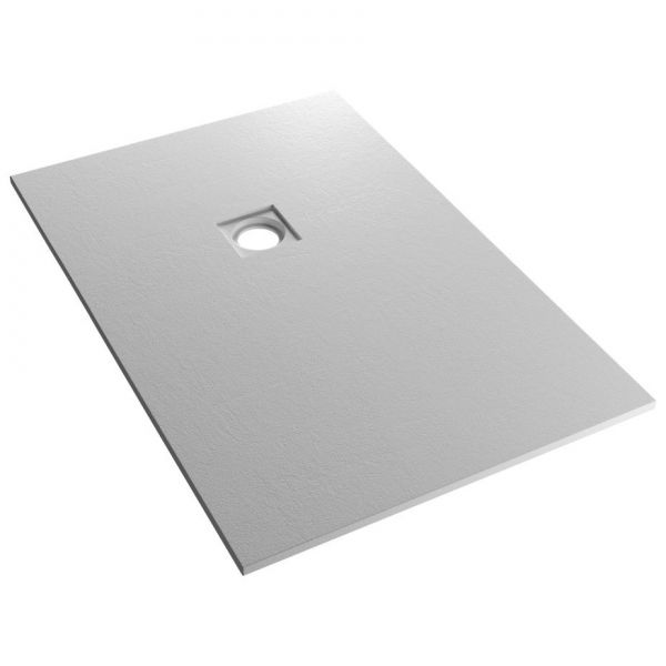 Eastbrook Crossland 1400 x 900 Rectangular Grey Slate Effect Shower Tray