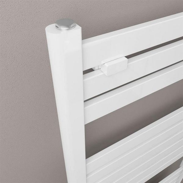 Eastbrook Staverton 1200 x 400 WHITE Designer Towel Rail #3