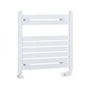 Eastbrook Staverton 600 x 600 WHITE Designer Towel Rail