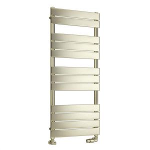 Eastbrook Staverton 1200 x 500 Tube on Tube Brushed Brass Towel Rail