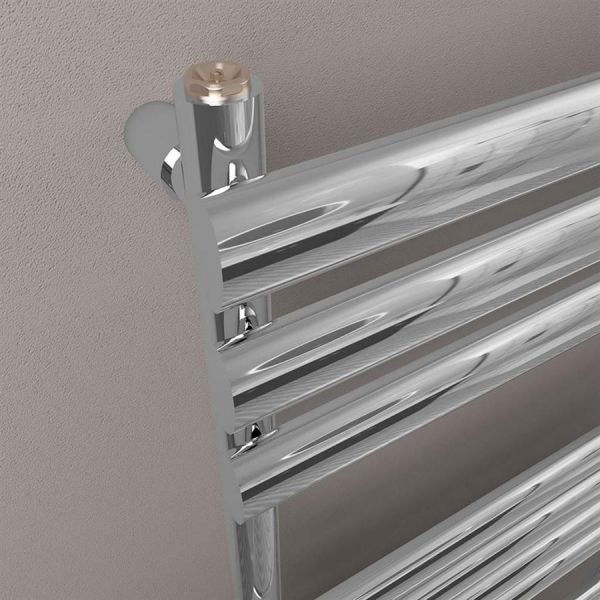 Eastbrook Tunstall 1200 x 600 Chrome Designer Towel Rail #3