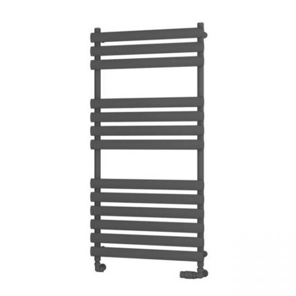 Eastbrook Tunstall 1200 x 600 Matt Anthracite Designer Towel Rail