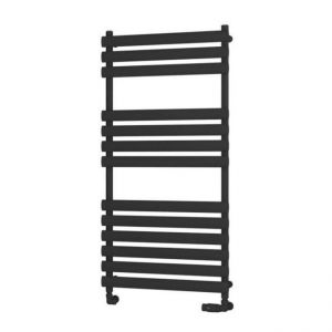 Eastbrook Tunstall 1200 x 600 Matt Black Designer Towel Rail