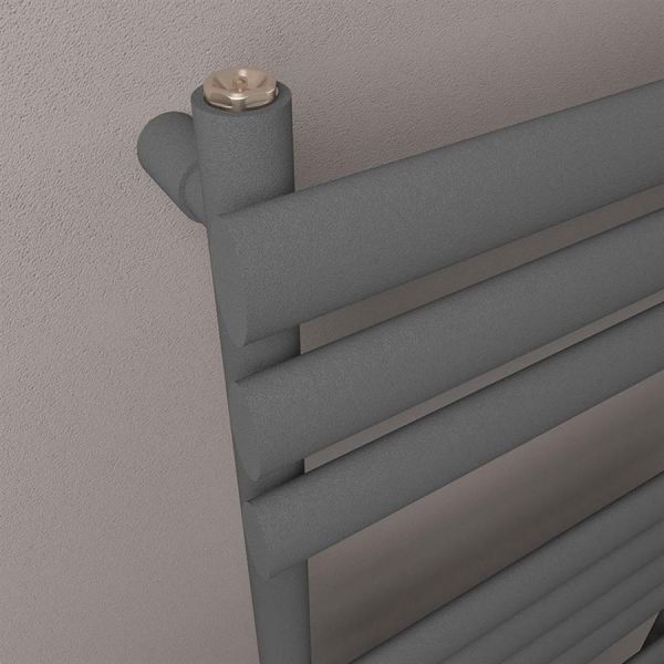 Eastbrook Tunstall 1600 x 600 Matt Anthracite Designer Towel Rail #3