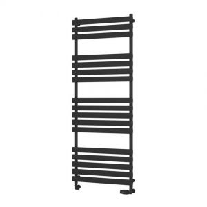 Eastbrook Tunstall 1600 x 600 Matt Black Designer Towel Rail