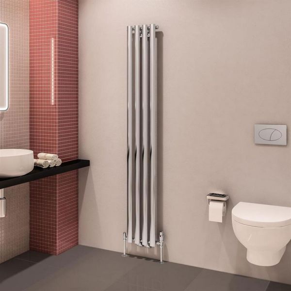 Eastbrook Tunstall 1800 x 280 Chrome Designer Radiator #2