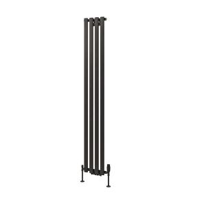 Eastbrook Tunstall 1800 x 280 Matt Anthracite Designer Radiator