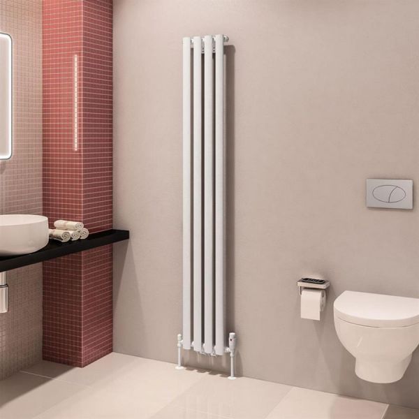 Eastbrook Tunstall 1800 x 280 Matt White Designer Radiator #2