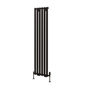 Eastbrook Tunstall 1800 x 420 Matt Black Designer Radiator