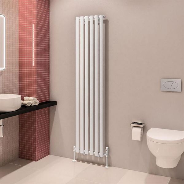 Eastbrook Tunstall 1800 x 420 Matt White Designer Radiator #3