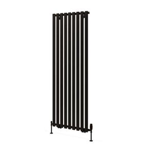 Eastbrook Tunstall 1800 x 630 Matt Black Designer Radiator