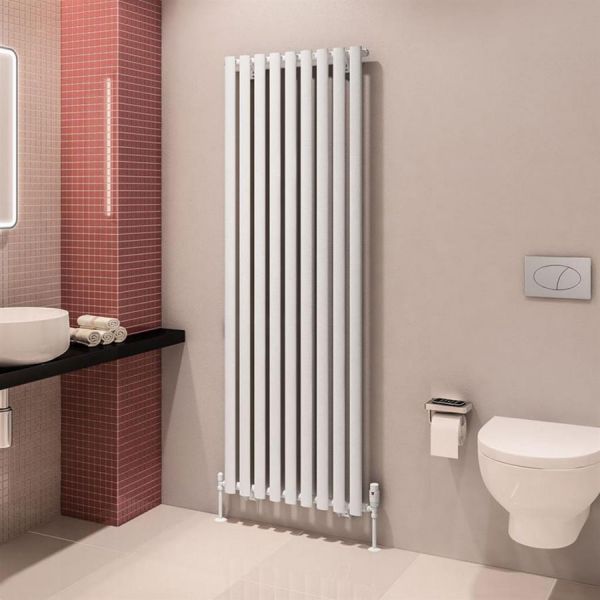 Eastbrook Tunstall 1800 x 630 Matt White Designer Radiator #2