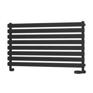 Eastbrook Tunstall 560 x 1000 Matt Black Designer Towel Rail