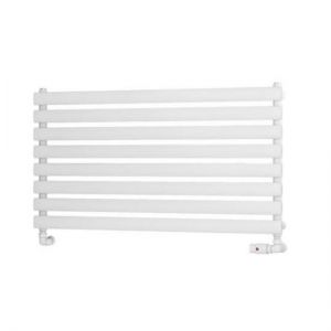 Eastbrook Tunstall 560 x 1000 Matt White Designer Towel Rail