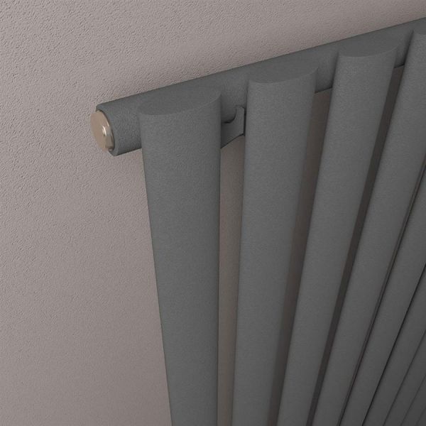 Eastbrook Tunstall 600 x 1002 Matt Anthracite Designer Radiator #3