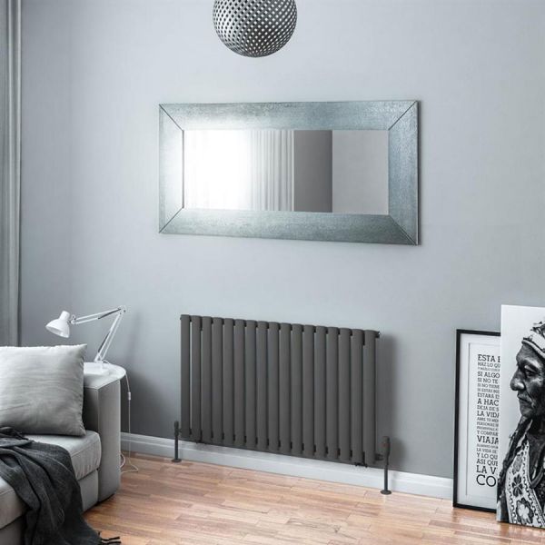 Eastbrook Tunstall 600 x 1002 Matt Anthracite Designer Radiator #2
