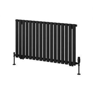 Eastbrook Tunstall 600 x 1002 Matt Black Designer Radiator