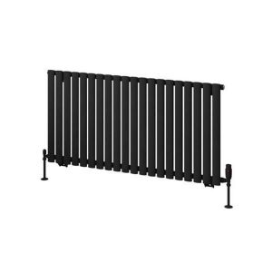 Eastbrook Tunstall 600 x 1179 Matt Black Designer Radiator