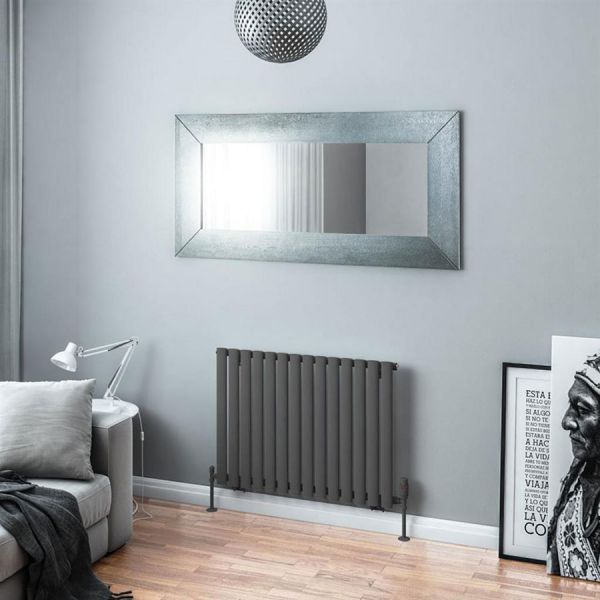 Eastbrook Tunstall 600 x 825 Matt Anthracite Designer Radiator #2