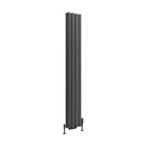 Eastbrook Tunstall Double 1800 x 280 Matt Anthracite Designer Radiator