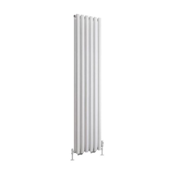 Eastbrook Tunstall Double 1800 x 420 Matt White Designer Radiator