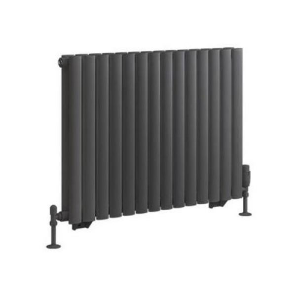 Eastbrook Tunstall Double 600 x 825 Matt Anthracite Designer Radiator