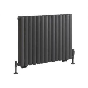 Eastbrook Tunstall Double 600 x 825 Matt Anthracite Designer Radiator