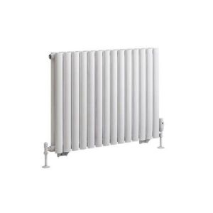 Eastbrook Tunstall Double 600 x 825 Matt White Designer Radiator