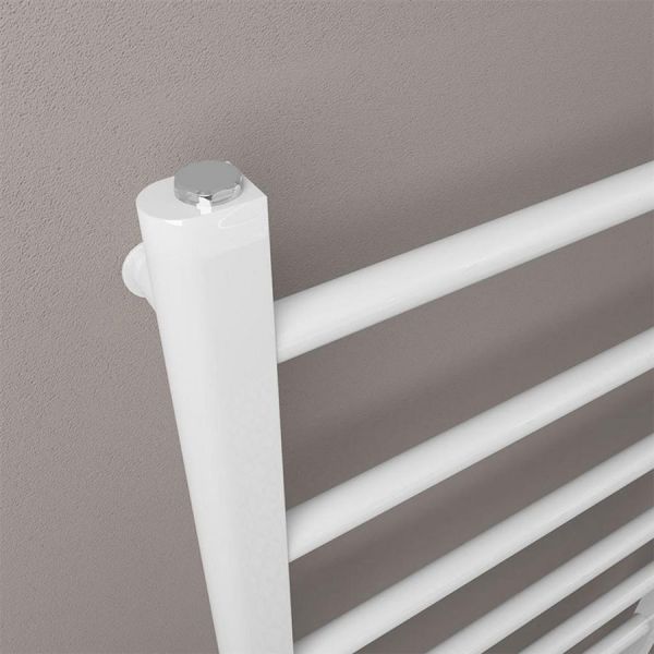 Eastbrook Tuscan 1200 x 450 Straight GLOSS WHITE Towel Rail #3