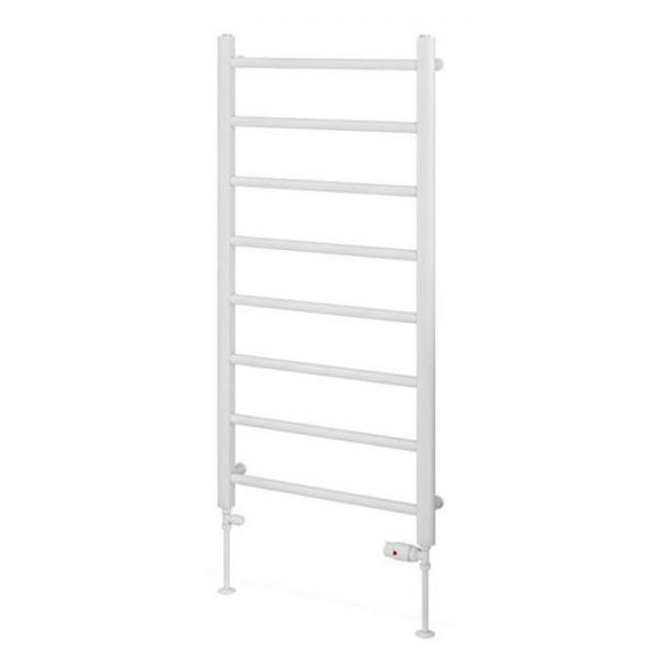 Eastbrook Tuscan 1200 x 600 Straight GLOSS WHITE Towel Rail