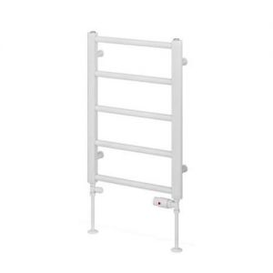 Eastbrook Tuscan 650 x 450 Straight GLOSS WHITE Towel Rail
