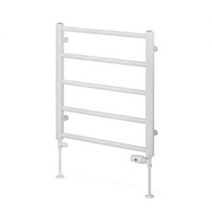 Eastbrook Tuscan 650 x 600 Straight GLOSS WHITE Towel Rail