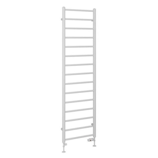 Eastbrook Tuscan Round 1800 x 500 Gloss White Towel Rail