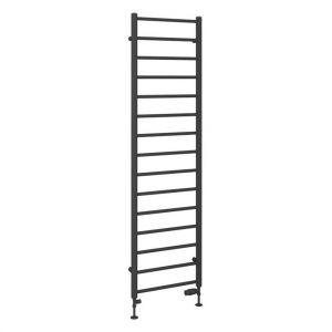 Eastbrook Tuscan Round 1800 x 500 Matt Anthracite Towel Rail