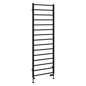 Eastbrook Tuscan Round 1800 x 600 Matt Black Towel Rail
